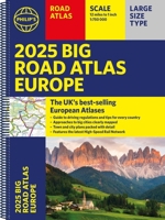 2025 Philip's Big Road Atlas of Europe 184907657X Book Cover