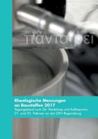 Rheologische Messungen an Baustoffen 2017 3743901714 Book Cover