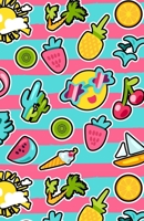 A5 Lined Notebook 110 Pages: Funny Ruled Journal Stylish Tropical Summer Vacation Beach Pinapple Fruit 087. Cute Unique Student Teacher Blank Scrapbook/ Composition/ Planner Great For Home School Offi 1700571338 Book Cover