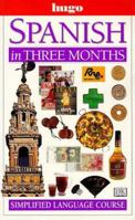 Spanish in Three Months Book and CD (Hugo) 0789495570 Book Cover