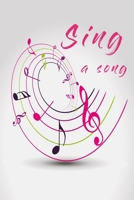 Sing a song notebook: Notebook with musical swing 1089139136 Book Cover