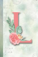 L: Beautifully Monogrammed Composition Book and Notebook for School, Home and Fun 1081993022 Book Cover