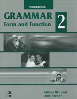 Grammar Form and Function 2 WB 0070082324 Book Cover