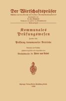 Kommunales Prufungswesen: Prufung Kommunaler Betriebe 3662348594 Book Cover
