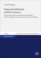 Nationale Solidaritat Und Ihre Grenzen: Die Deutsche 'Nationalsozialistische Volkswohlfahrt' Und Der Franzosische 'Secours National' Im Zweiten Weltkr 351513025X Book Cover