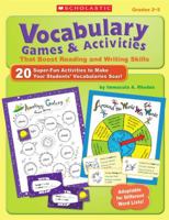 Vocabulary Games & Activities That Boost Reading and Writing Skills: 20 Super-Fun Activities to Make Your Students' Vocabularies Soar! B00QFXXU6C Book Cover