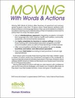 Moving With Words & Actions: Physical Literacy for Preschool and Primary Children 0883149168 Book Cover