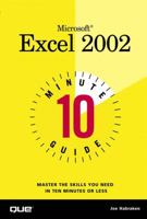 10 Minute Guide to Microsoft(R) Excel 2002 (10 Minute Guide) 0789726335 Book Cover