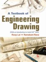 A Textbook of Engineering Drawing: Along with an introduction to AutoCAD (R) 2015 9384588687 Book Cover