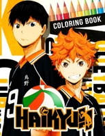 Haikyuu Coloring Book: A High Quality and Fun Coloring Book for Fans of Haikyuu.. Lot of Designs to Color, Relax and Relief Stress B096TL86XZ Book Cover