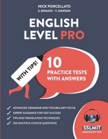 English Level Pro: 500 multiple-choice questions for Advanced English Learners B0892DHP5C Book Cover