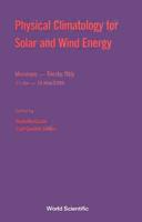 Physical Climatology for Solar and Wind Energy 9971505517 Book Cover