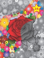 Floral Coloring Books: Beautiful Flower Coloring Books for Children. B09SNQ9TPV Book Cover
