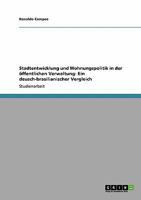 Stadtentwicklung und Wohnungspolitik in der �ffentlichen Verwaltung: Ein deusch-brasilianischer Vergleich 3640163664 Book Cover