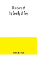 Directory of the County of Peel 9354041655 Book Cover