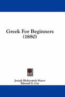 Greek for Beginners 1144963974 Book Cover