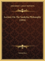 Lecture On The Sankyha Philosophy 1270864513 Book Cover