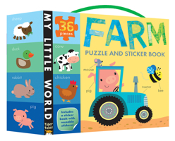 Farm Puzzle and Sticker Book Set 1589252020 Book Cover