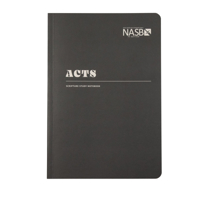 NASB Scripture Study Notebook: Acts: NASB 1636642225 Book Cover