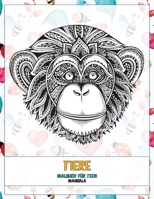 Malbuch f�r Teen - Mandala - Tiere B08WZCD12Y Book Cover