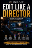 EDIT LIKE A DIRECTOR: Mastering Post-Production, Continuity, and Story in AI-Generated Video (AI Content Creation Mastery Series :Prompt Like a Director) B0HC4531JM Book Cover