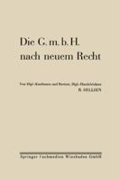 Die G.M.B.H. Nach Neuem Recht 3663163385 Book Cover