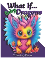 What If... Baby Dragons Coloring Book: Mystical Friends: Adorable Dragon Pals and Cuddly Animal Companions -A Stress-Relieving Adventure Filled with Magical Moments! B0CP9F7SC3 Book Cover