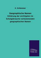 Geographische Namen 3846040924 Book Cover