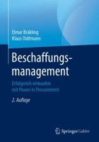 Beschaffungsmanagement: Erfolgreich einkaufen mit Power in Procurement 3658071184 Book Cover