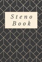 Steno Book: Gregg Shorthand Paper Black + Gold Cubes 1723741612 Book Cover