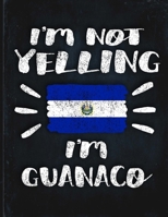 I'm Not Yelling I'm Guanaco: Funny Sarcastic Personalized Gift for Coworker Friend from El Salvador  Planner Daily Weekly Monthly Undated Calendar Organizer Journal 1676486712 Book Cover