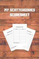 MY Scattergories Score sheet 1654742260 Book Cover