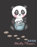 2020 Weekly Planner: Monthly Organizer and Calendar - Essential For Working Moms, Men, Teachers - Track Important Dates, Goals and Passwords ( Cute Panda Design) 170627453X Book Cover