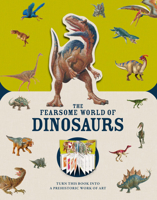 Paperscapes: The Fearsome World of Dinosaurs: Turn This Book Into a Prehistoric Work of Art 1783125810 Book Cover