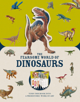 Paperscapes: The Fearsome World of Dinosaurs: Turn This Book Into a Prehistoric Work of Art 1783124245 Book Cover