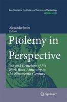 Ptolemy in Perspective 9400730861 Book Cover