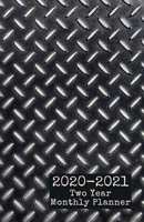 2020-2021 Two Year Monthly Planner: Mens Mechanic Diamond Plate Small Pocket 5.06 x 7.81 1698948859 Book Cover