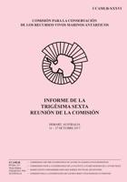 Informe de la Trig?sima Sexta Reuni?n de la Comisi?n : Hobart, Australia, 16 Al 27 de Octubre De 2017 198621771X Book Cover