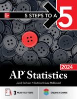 5 Steps to a 5: AP Statistics 2024 1265263108 Book Cover