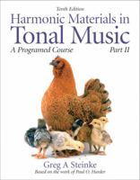 Harmonic Materials in Tonal Music: A Programmed Course Part II 0205082920 Book Cover