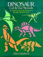 Dinosaur Cut & Use Stencils (Dover Pictorial Archive) 0486259234 Book Cover