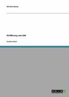 Einf�hrung von SAP 3638658147 Book Cover