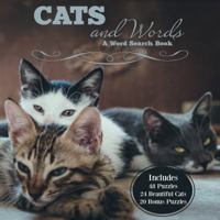 Cats and Words: A Word Search Book 1732713502 Book Cover