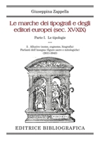 Le marche dei tipografi e degli editori europei (sec. XV-XIX): 3. Allusive e parlanti dell'insegna (Italian Edition) 8893570963 Book Cover