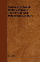 Sources for Greek History Between the Persian and Peloponnesian Wars 101830813X Book Cover