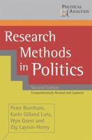 Research Methods in Politics (Political Analysis) 0333962540 Book Cover