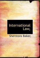 International Law, 0530730383 Book Cover