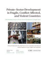 Private-Sector Development in Fragile, Conflict-Affected, and Violent Countries 1442224916 Book Cover
