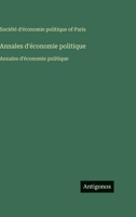 Annales d'économie politique: Annales d'économie politique 3563758212 Book Cover