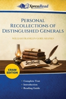 Personal Recollections of Distinguished Generals (Cram Edition) 1026208297 Book Cover